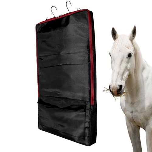 GjnjfdF Zaumzeug Tasche - Reithalfter und Halfter Tragetasche mit Haken - Wasserdichter Stall-Organizer Mit Verstellbarem Schulterriemen Für Wanderritte & Training von GjnjfdF