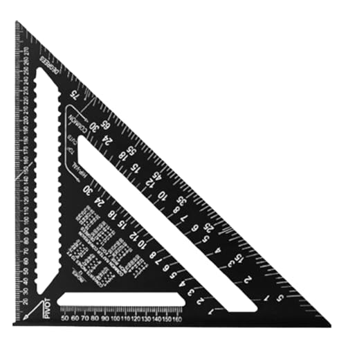 GjnjfdF Zeichendreieck,Metrischer Winkelmesser | Präzisionswerkzeug Aus Aluminiumlegierung Für Tischlerei Bauwesen Architektur Technisches Zeichnen Kleine Präzise Arbeiten GjnjfdF Zeichendreieck,Metrischer Winkelmesser | Präzisionswerkzeug Aus Aluminiumlegierung Für Tischlerei Bauwesen Architektur Technisches Zeichnen Kleine Präzise Arbeiten von GjnjfdF
