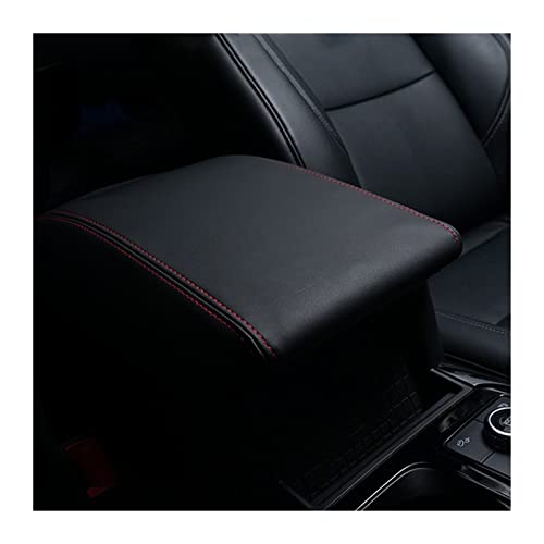 Gjqgmngr Leder Auto Mittelkonsole Armlehne Box Kissen Handlauf Fall Pad Handauflage wasserdichte Schutzabdeckung Für Ford Für Explorer 2020-2023 Auto Armlehne Konsole Aufbewahrungsbox (Color : 1) von Gjqgmngr