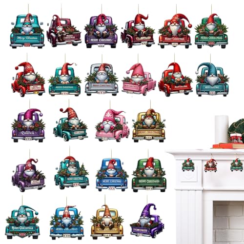 GkgWuxf 2025 Christmas Advent | 24 Days Christmas Advent 2d Santa Car Ornament 2025 – Dekorativer Charm, Partygeschenke für Schlafzimmer, Tür, Äste, Wand, Kaminsims, Baum, Fenster, Hof, Eingang GkgWuxf 2025 Christmas Advent | 24 Days Christmas Advent 2d Santa Car Ornament 2025 – Dekorativer Charm, Partygeschenke für Schlafzimmer, Tür, Äste, Wand, Kaminsims, Baum, Fenster, Hof, Eingang von GkgWuxf