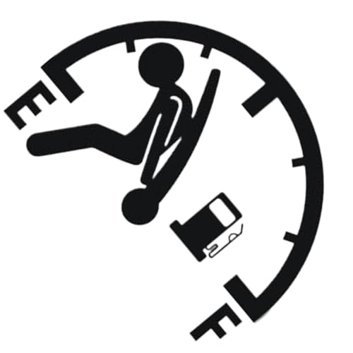 GkgWuxf Aufkleber für Autos | Reflektierender Fahrzeug-Aufkleber mit hohem Gasverbrauch, wasserdichtes Tankdeckelschild für den Außenbereich, Auto, SUV, Limousine, , Tür, Fenster, Wand von GkgWuxf