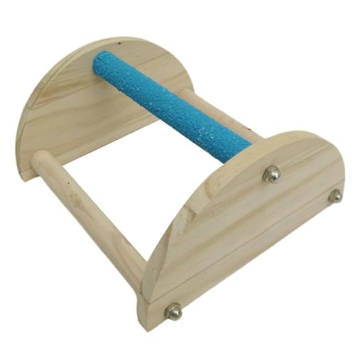 GkgWuxf Baby Küken Roosting Bar | Gym Ständer für | Dreieckige Leiter Huhn Spielzeug Trainingsständer Spielzeug Stall Zubehör für große Vögel von GkgWuxf