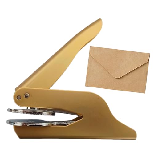 GkgWuxf Buchpräger | Notizbuch Prägestempel - Tragbare Prägemaschine Für Die Erstellung Von Hochzeitseinladungen Briefumschlägen Und Papier Bastelarbeiten Für Frauen Und von GkgWuxf
