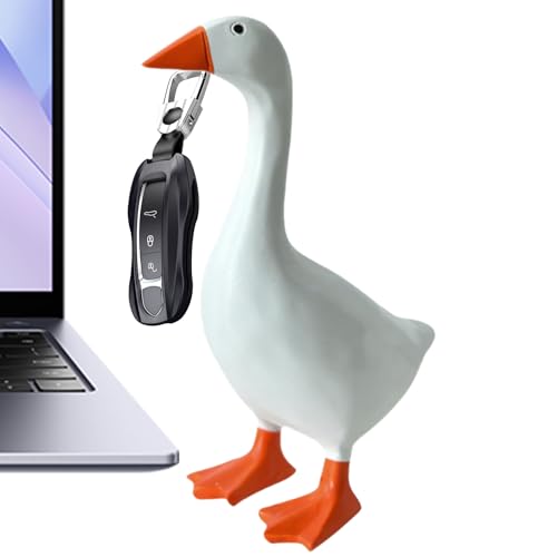 GkgWuxf Gänse Schlüsselhalter | Enten Deko-Figur - Tischdekoration Für Wohnzimmer Eingangsbereich Nachttisch Küche GkgWuxf Gänse Schlüsselhalter | Enten Deko-Figur - Tischdekoration Für Wohnzimmer Eingangsbereich Nachttisch Küche von GkgWuxf