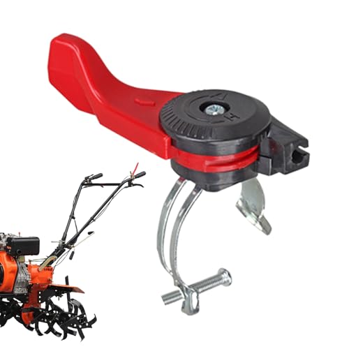 GkgWuxf Gasgriff-Steuerungshebel - Rasentrimmer Gashebel-Set,Ersatzgasgriff-Befestigungsteile für Straßenfräsen und Glättkellen von GkgWuxf