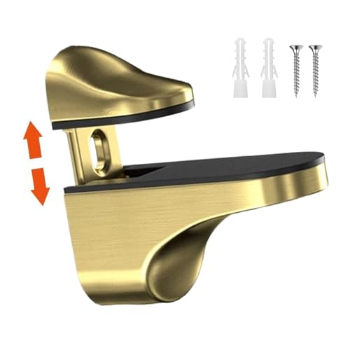 GkgWuxf Glas Schelle - Verstellbare Duschglas Halterungen Halter - Ersatzteile Klemmteile Für Montageträger Holz Duschtür Schrank Badezimmer von GkgWuxf