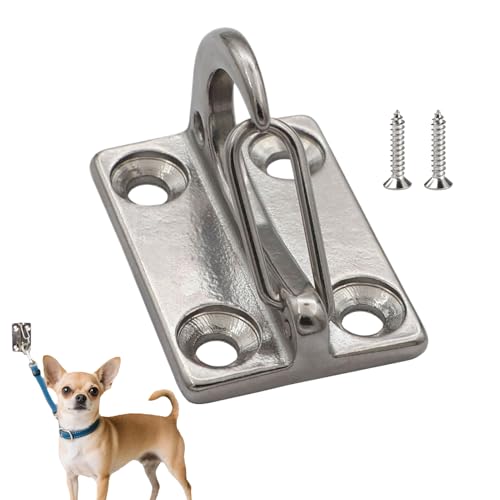 GkgWuxf Hunde Zugseil Haken Für Wand - Edelstahl Führleine Haken,Rostfreier Parkplatz Für Mittelgroße Kleine Grosse Training Hinterhof Spielen Zuhause Garage GkgWuxf Hunde Zugseil Haken Für Wand - Edelstahl Führleine Haken,Rostfreier Parkplatz Für Mittelgroße Kleine Grosse Training Hinterhof Spielen Zuhause Garage von GkgWuxf