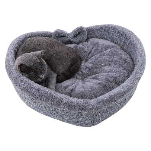 GkgWuxf Katzenbett Herzform | Weiches Kuschelnest,Wärmendes Katzenbett Für Winter, Schlafzimmer, Balkon, Wohnzimmer Drinnen Und Draußen GkgWuxf Katzenbett Herzform | Weiches Kuschelnest,Wärmendes Katzenbett Für Winter, Schlafzimmer, Balkon, Wohnzimmer Drinnen Und Draußen von GkgWuxf