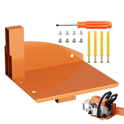 GkgWuxf Kettensägenhalter für Traktor, Kettensägenwandhalterbügel,Heavy Duty String Trimmer Weededer Wall Mount | Kettensägen -Display, Elektrowerkzeugregal -Garagen -Lagerhalter, Garten von GkgWuxf