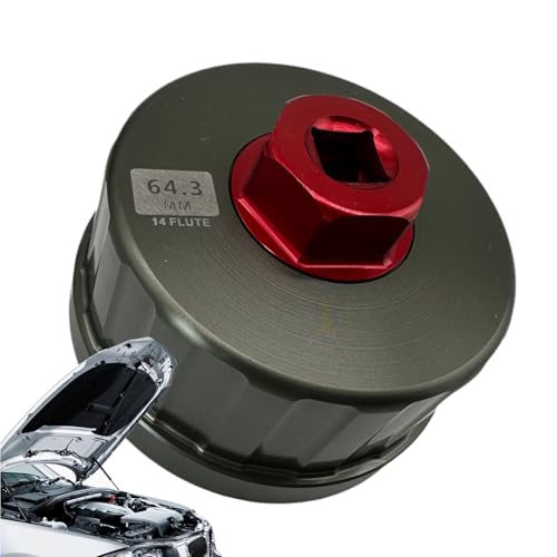 GkgWuxf Ölfilter Schlüssel | Filter Schnellausbau Werkzeug | Ergonomische Kappen-Schlüssel aus Metalllegierung für Mechaniker Wartung und Reparatur von Auto LKW Haus von GkgWuxf