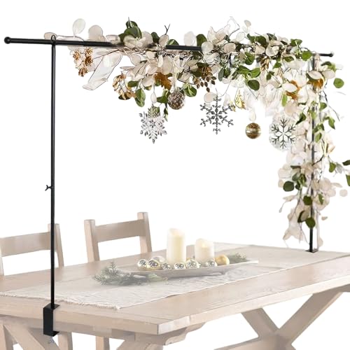 GkgWuxf Over The Table Stange Gestell | Verstellbarer Tischbannerständer Mit Klemmvorrichtung - Girlandenhalter Für Geburtstag Weihnachten Halloween Hochzeit Ostern Neujahr GkgWuxf Over The Table Stange Gestell | Verstellbarer Tischbannerständer Mit Klemmvorrichtung - Girlandenhalter Für Geburtstag Weihnachten Halloween Hochzeit Ostern Neujahr von GkgWuxf