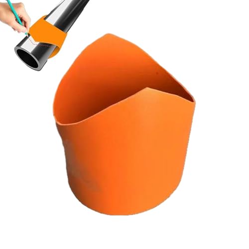 GkgWuxf Pipe Cutting Template - Rohr-Abschneidwerkzeug | Präzisions Konturschablone Für Bogenkanten An Metall Und PVC Rohren Bei Schweißarbeiten Und Sanitärinstallation von GkgWuxf