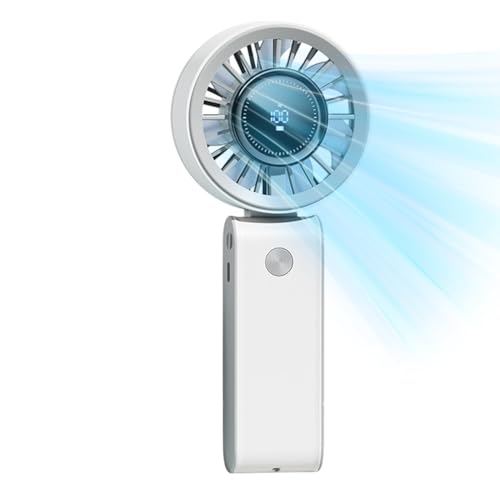 GkgWuxf Reiseventilator,Wiederaufladbarer Tragbarer Ventilator | Wiederaufladbarer 3-Stufen Luftkühler Mit LED-Display Für Outdoor Wandern Camping Wohnheim Schlafzimmer Küche GkgWuxf Reiseventilator,Wiederaufladbarer Tragbarer Ventilator | Wiederaufladbarer 3-Stufen Luftkühler Mit LED-Display Für Outdoor Wandern Camping Wohnheim Schlafzimmer Küche von GkgWuxf