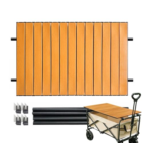 GkgWuxf Strandtischplatte – Aluminium-Legierung, Camping-Tischbrett, 75 x 55 cm, tragbares Picknickzubehör, Strandcamp-Zubehör für drinnen und draußen von GkgWuxf