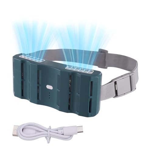 GkgWuxf Taille Kühlung Ventilator, Persönlicher Kühllüfter zum Umhängen, Wiederaufladbarer Doppellüfter 3 Geschwindigkeitsstufen für Outdoor Reisen Camping Arbeit Sommer Radfahren GkgWuxf Taille Kühlung Ventilator, Persönlicher Kühllüfter zum Umhängen, Wiederaufladbarer Doppellüfter 3 Geschwindigkeitsstufen für Outdoor Reisen Camping Arbeit Sommer Radfahren von GkgWuxf