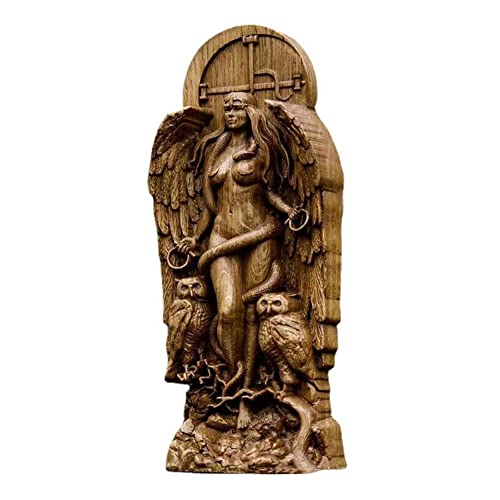 Gkhowiu Antike Statue der Wicca Göttin, Skulptur 'Altar, Statue der Göttin Mythologie Mutter Erde Gaia Figuren für heidnisches Haus von Gkhowiu