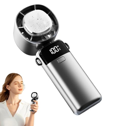 Gkumgwo Handlüfter Wiederaufladbar, Persönliche Kühlung Tragbarer Handventilator, Digitaldisplay Klappbarer Luftkühler 100 Stufen Wiederaufladbar Für Outdoor Wohnheim Schlafzimmer Schreibtisch Gkumgwo Handlüfter Wiederaufladbar, Persönliche Kühlung Tragbarer Handventilator, Digitaldisplay Klappbarer Luftkühler 100 Stufen Wiederaufladbar Für Outdoor Wohnheim Schlafzimmer Schreibtisch von Gkumgwo