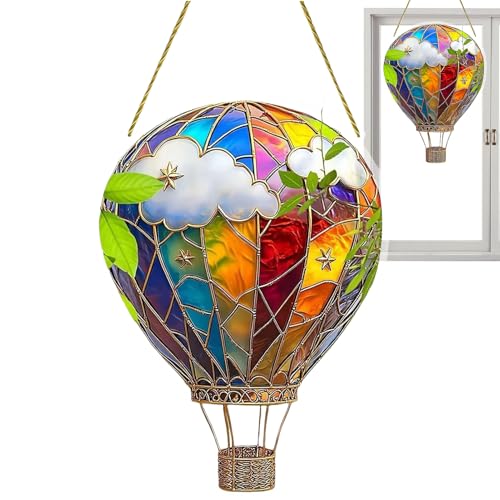 Gkumgwo Heißluftballon Deko,Bunter Heißluftballon Rasendekoration | Acryl Charmante Rasen Deko Artikel Dekorative Bunte Heimdekoration Für Garten Hof Gkumgwo Heißluftballon Deko,Bunter Heißluftballon Rasendekoration | Acryl Charmante Rasen Deko Artikel Dekorative Bunte Heimdekoration Für Garten Hof von Gkumgwo