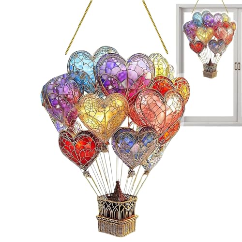 Gkumgwo Heißluftballon Laterne | Acryl Deko Heißluftballon Wanddekoration | Acryl Charmante Rasen Deko Artikel Dekorative Bunte Heimdekoration Für Garten Hof Gkumgwo Heißluftballon Laterne | Acryl Deko Heißluftballon Wanddekoration | Acryl Charmante Rasen Deko Artikel Dekorative Bunte Heimdekoration Für Garten Hof von Gkumgwo