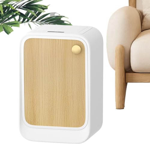 Gkumgwo Intelligenter Abfalleimer - Automatischer Mülleimer Mit Sensor Und Deckel 20 Liter - Seitlich Öffnender Abfalleimer Hochbeiniger Elektro Mülleimer Für Wohnzimmer Schlafzimmer Küche Badezimmer von Gkumgwo