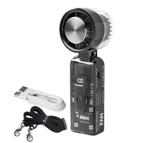 Gkumgwo Tragbarer Handventilator - Mit LED-Leuchte Wiederaufladbarer Handventilator,Wiederaufladbares Lüfter Ohne Rotorblätter Kühlgerät Für Reisen Büro Outdoor Erwachsene Gkumgwo Tragbarer Handventilator - Mit LED-Leuchte Wiederaufladbarer Handventilator,Wiederaufladbares Lüfter Ohne Rotorblätter Kühlgerät Für Reisen Büro Outdoor Erwachsene von Gkumgwo