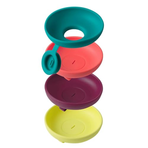 Popsicle Holder, Eishalterung Kinder, 4 Stück Tropffreier Eis Am Stiel Halter, Silikon Eis Am Stiel Halter, Eis Stiel Halterung, Wiederverwendbare Eistüten Halter, Eis Tropfschutz von Gkumgwo