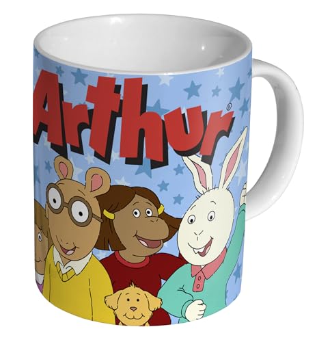 Arthur Classic Cartoon Characters – Keramik 325 ml Tee-/Kaffeetasse von Glades