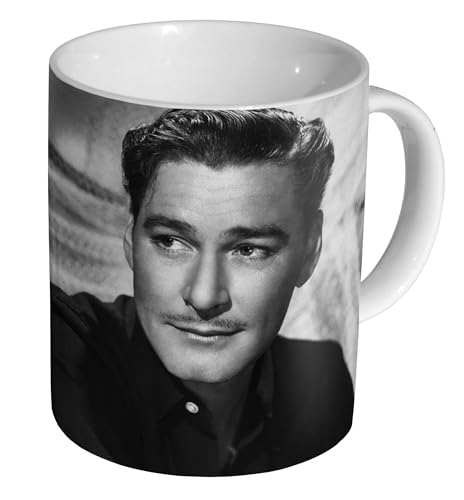 Glades Errol Flynn Handsome BW Poster, Keramik, 325 ml von Glades