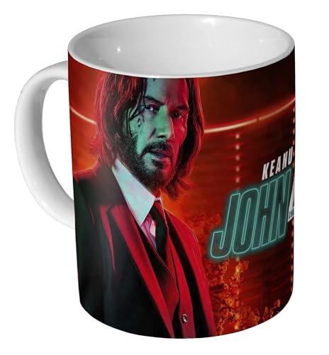 Glades John Wick Chapter 4 – Keramiktasse für Tee und Kaffee, 325 ml von Glades