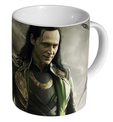 Glades Loki Tom Hiddleston The Dark World – Keramik 325 ml Tee-/Kaffeetasse von Glades