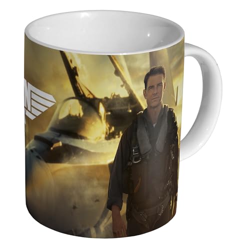 Glades Top Gun Maverick – Keramik 325 ml Tee-/Kaffeetasse von Glades