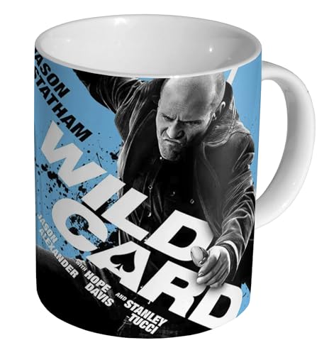 Glades Wild Card Jason Statham – Keramik 325 ml Tee-/Kaffeetasse von Glades