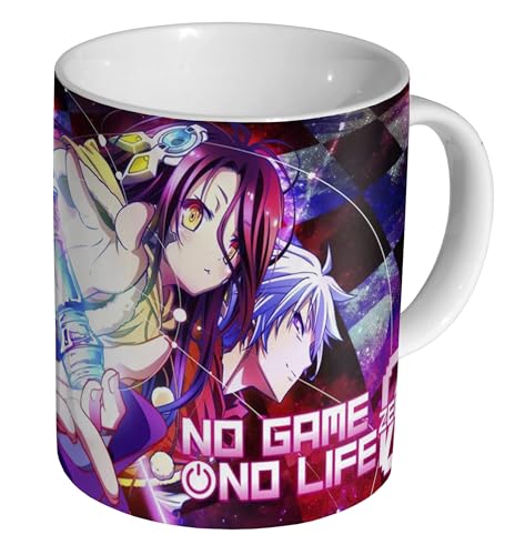 Keramiktasse mit Anime-Motiv "No Game No Life", 325 ml von Glades