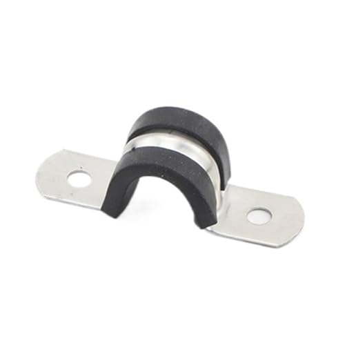 1/2/5 stücke Gummi Ausgekleidet P Clip Kabel Montage Verdrahtung Schlauch Klemme 6-200mm Edelstahl Kissen Rohr(40mm 2pcs) von Gladiaond