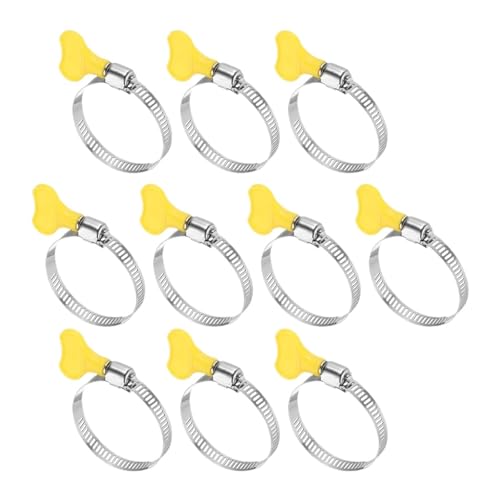 10/30 stücke Edelstahl Schlauch Klemme 8-44mm Einstellbare Bolzen Klemmen for Schläuche Rohre Kabel Kraftstoff Linien(30pcs 18-32mm) von Gladiaond