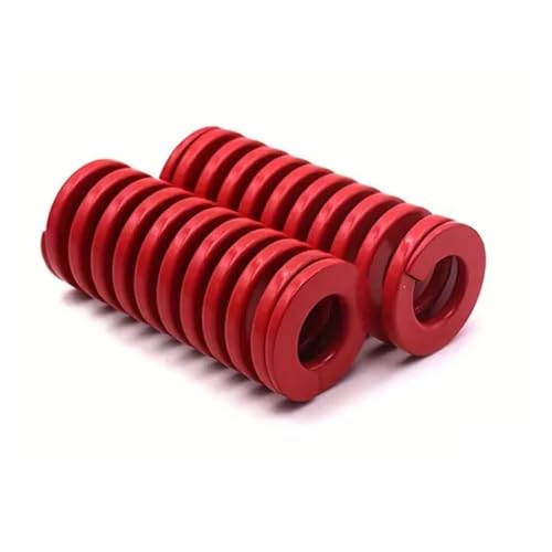 2 STÜCKE Formfeder Spirale Stanzen Kompressionsfeder for Heckklappe Strebenstütze Hubstange Werkzeug for Auto(35mm,OD22mm-(ID11mm)-Red) von Gladiaond