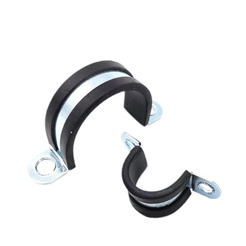 20/30/50 stücke 6mm-60mm Sattel Klemme Kabel Befestigung Clip Verzinktem Stahl Gummi Schellen(25mm-50 pcs) von Gladiaond