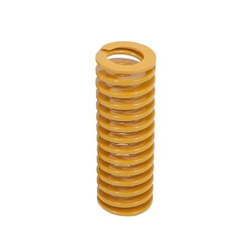 2PCS Spiral Stamping Compression Mould Die Spring Length 75-300mm(27 x 13.5 x 200mm,ODxIDxL-Yellow) von Gladiaond
