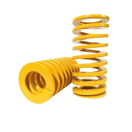 4 STÜCKE Gelbe Spirale Stanzen Kompressionsform Sterben Frühling Sterben Form Quellen OD 10mm ID 5mm L 20-200mm(10x5x55mm) von Gladiaond