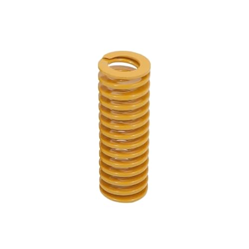 4PCS Springs Die Compression Spring Spiral Stamping Compression Mould Die Spring OD 14mm ID 7mm Length 20-65mm(14x7x50mm,Yellow) von Gladiaond