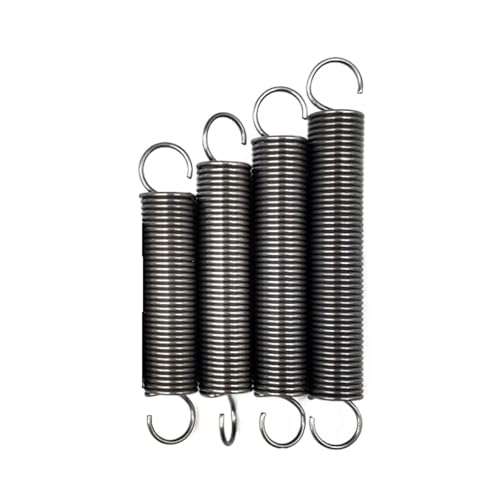 5 stücke Draht Durchmesser 0,8mm Zugfeder Dual Haken Expansion Zugfeder Außen Durchmesser 4.5/6mm Ofen Schiebetür Feder(110mm,0.8x6mm(5Pcs)) von Gladiaond