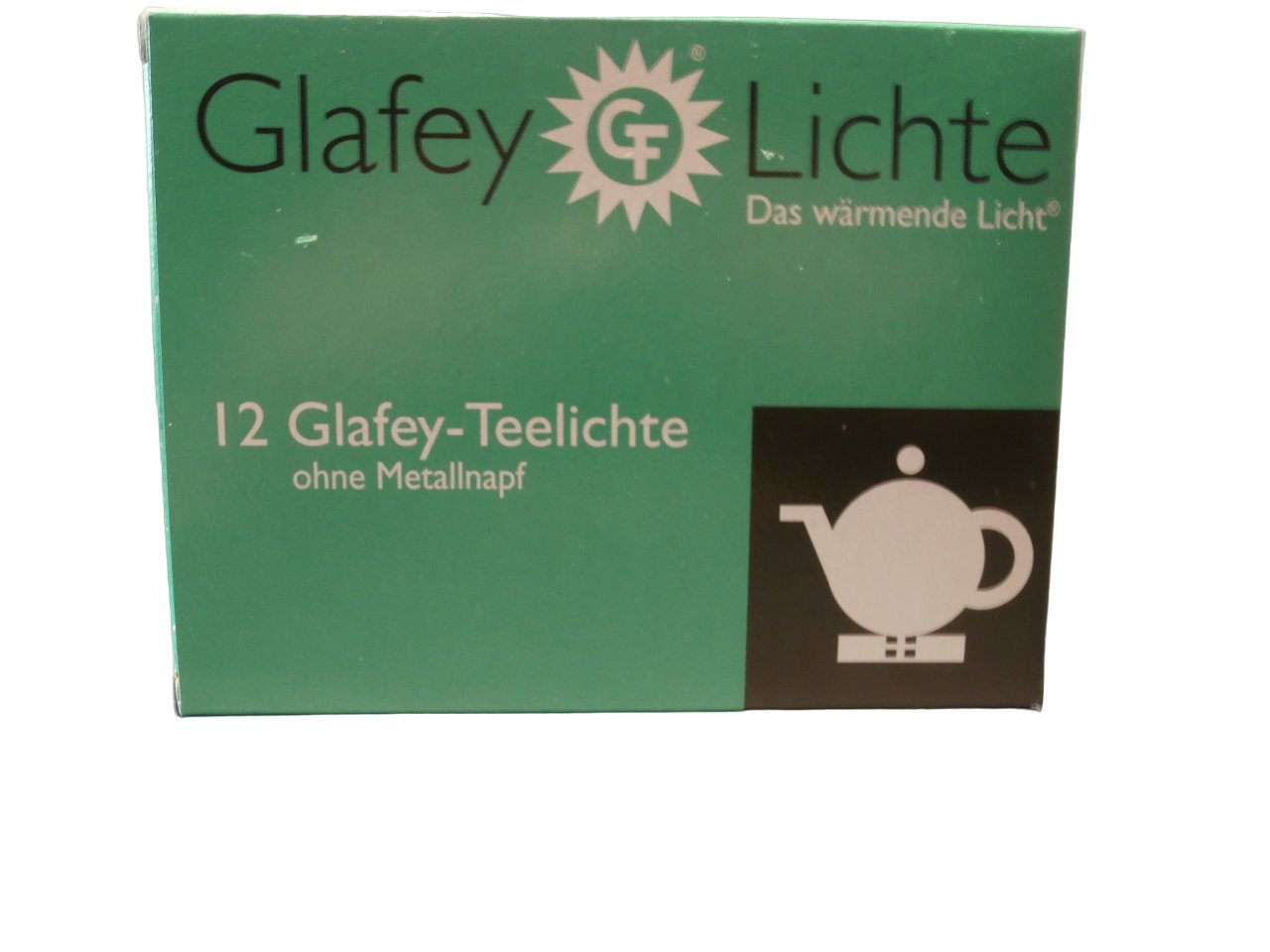 Glafey-Lichte Teelicht Glafey Teelicht (12 Stück), gegossene Teelichte mit besonders langer Brenndauer von Glafey-Lichte