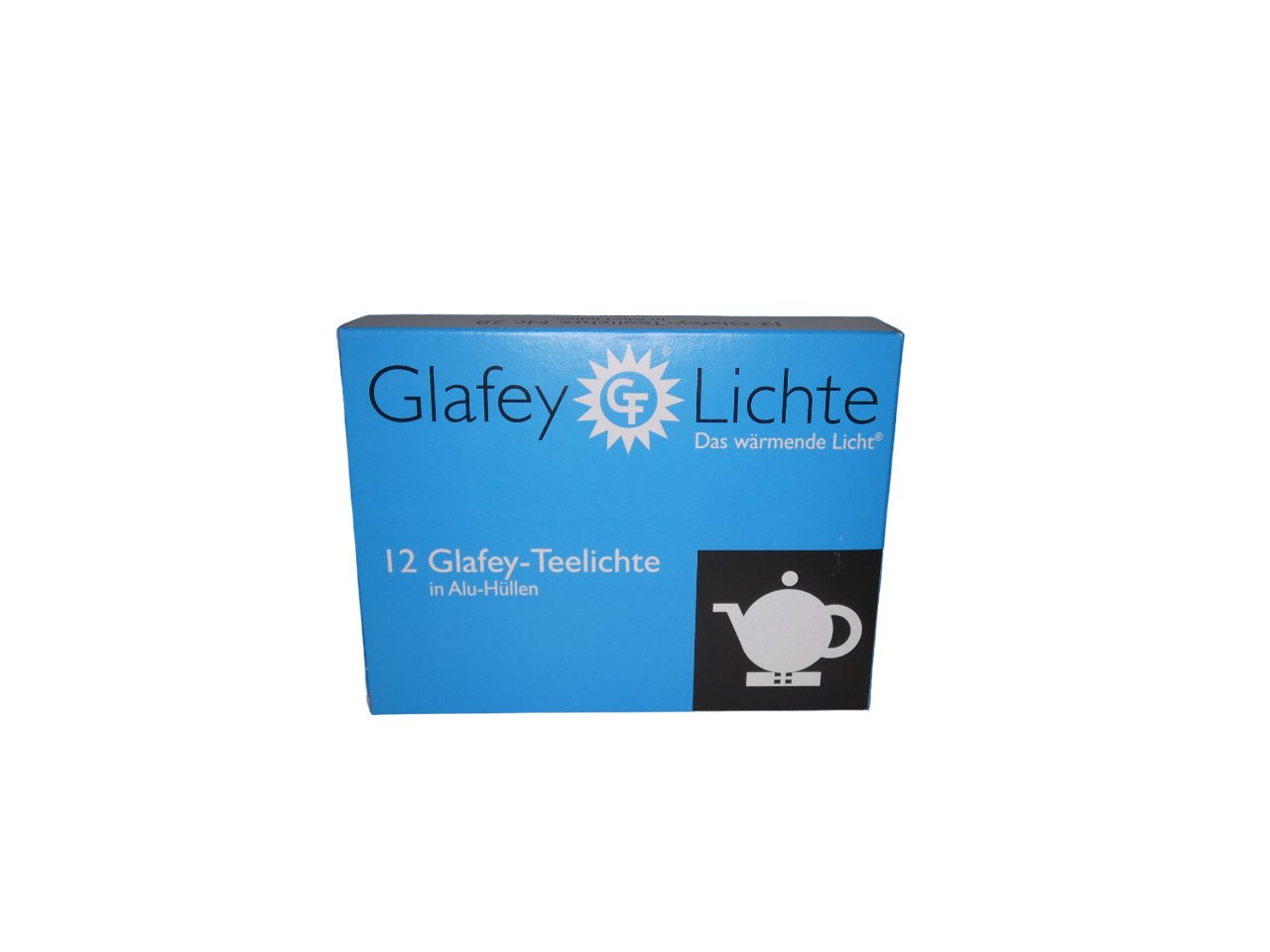 Glafey-Lichte Teelicht Glafey Teelicht (12 Stück), gegossene Teelichte mit besonders langer Brenndauer von Glafey-Lichte