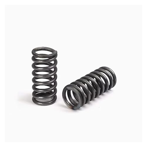 10 Stück Druckfedern aus Stahl, Drahtdurchmesser: 0,6 mm, Außendurchmesser: 3–12 mm, Länge: 5–25 mm(25mm,4mm) von Glaiting