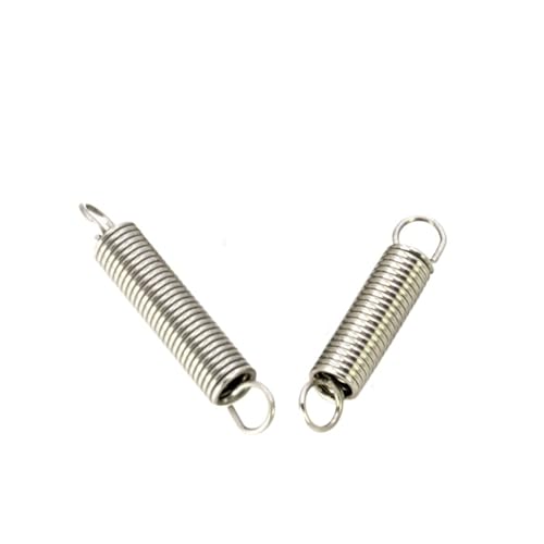 5 Stück Zugfeder Edelstahldraht Durchmesser: 0,7 mm Außendurchmesser: 7 mm Länge: 70–160 mm(120mm) von Glaiting