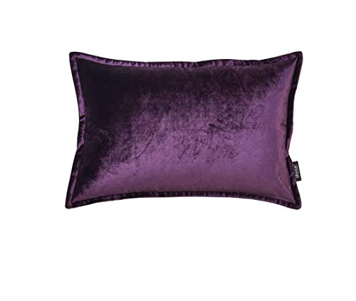 Glam Done Kissenbezug 3 Größen und vielen Farben - Samtweiche Hülle - glänzend und mit viel Glämmer, Größe Kissen:40 x 60, Done:Purple 3838 von Glam