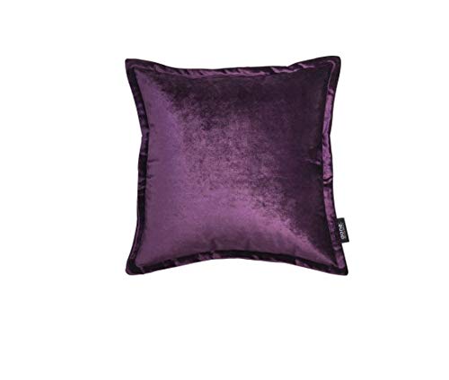 Glam Done Kissenbezug 3 Größen und vielen Farben - Samtweiche Hülle - glänzend und mit viel Glämmer, Größe Kissen:45 x 45, Done:Purple 3838 von Glam