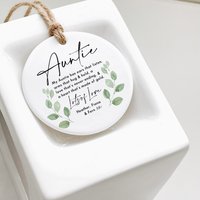 Tante Geschenk - Personalisiertes Mein Zitat Andenken Für Geschenke Sie Geschenkideen von GlamAndCoGifts