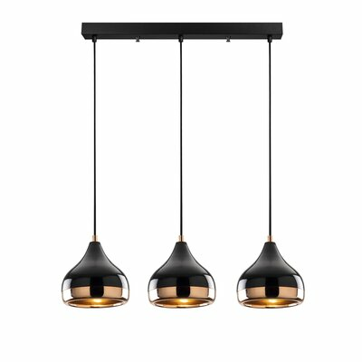 Glam Hb Folse Tropfen Pendelleuchte Deckenleuchte Deckenlampe 3 Flammig Schwarz B-Ware Glam Hb Folse Tropfen Pendelleuchte Deckenleuchte Deckenlampe 3 Flammig Schwarz B-Ware von GlamHB