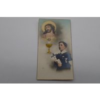 Religiösen Bild, Heilige , Vintage Sammlung von Glamantiquiter